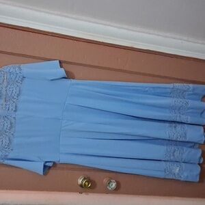 Blue Lace  Dress